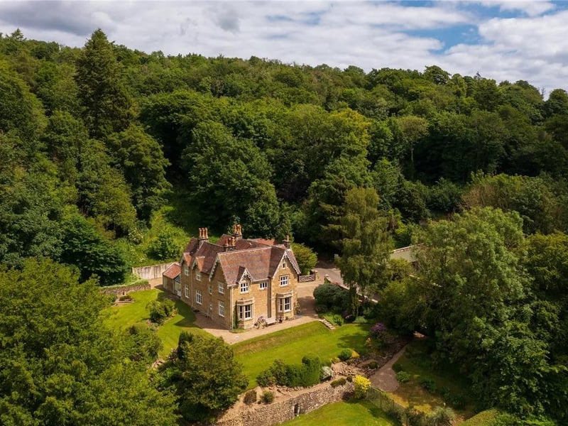 A beautifully situated six bedroom detached period country house set in almost an acre of mature gardens, with exceptional rural views. Currently listed for sale with Savills - York at a guide price of £1,250,000.