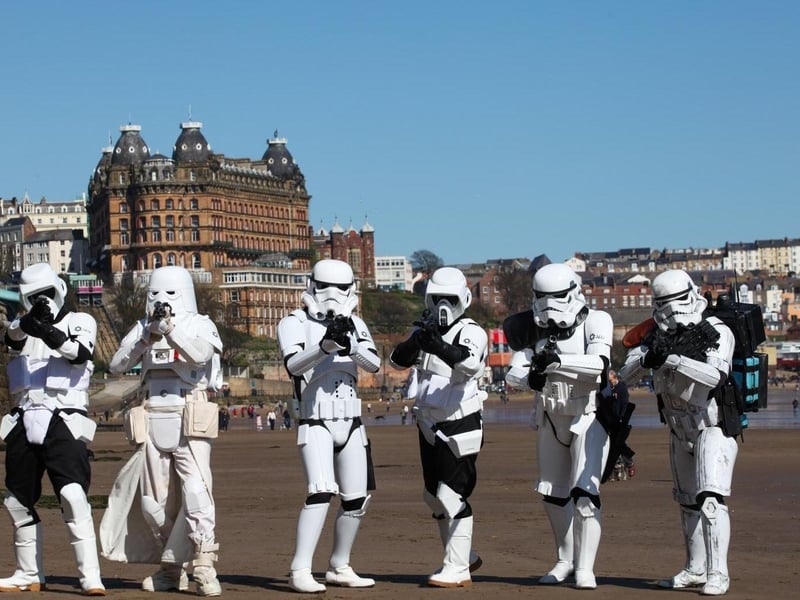 Stormtroopers invaded Scarborough in 2016.