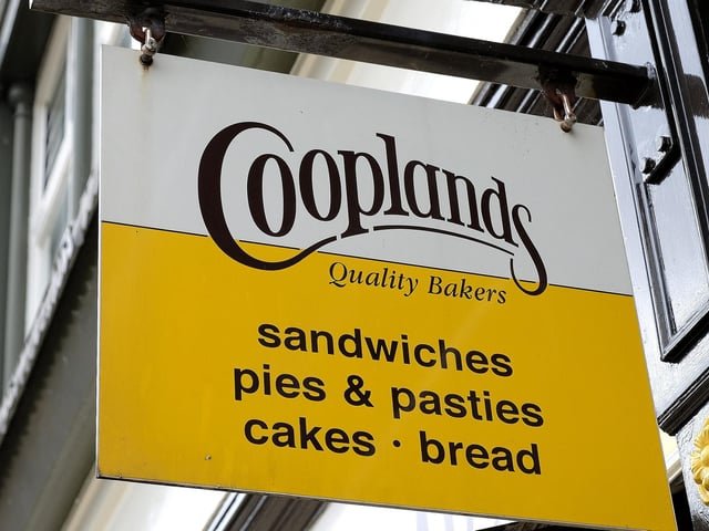 Cooplands, located in various locations, was voted second. The bakery chain originated in Scarborough and offers various bakery goods, including sandwiches.