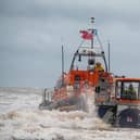 The volunteer crew of the Bridlington RNLI launched at 4.20pm and were on scene within five minutes. Photo: RNLI/Mike Milner