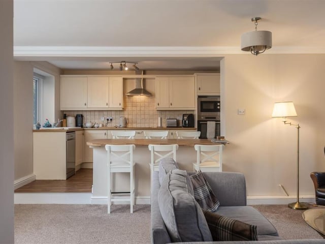 Inside the three-bedroom annexe.