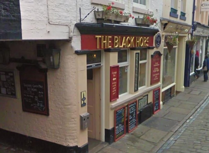 The Black Horse Inn is located on Church Street, Whitby. One Google review said: "My favourite pub in Whitby. Small and cosy, good beers and very friendly staff. Dog friendly too, and generally a few pooches in there. Yorkshire tapas available as bar snacks including a very nice Yorkshire cheese board."