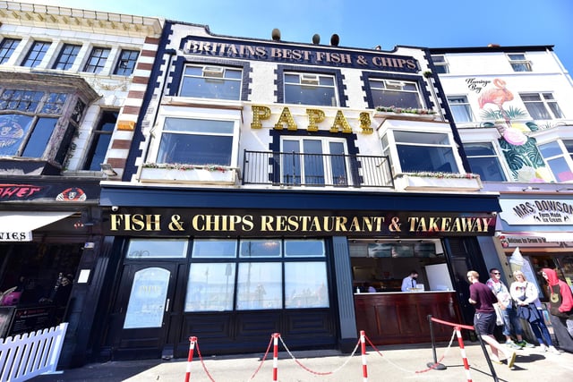 Papa's Fish and Chips on Foreshore Road is ranked number two with a four-and-a-half star rating and 724 reviews.
