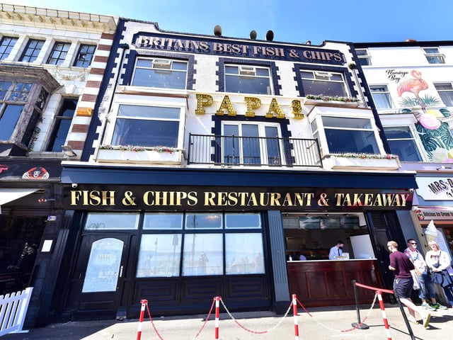Papa's Fish and Chips on Foreshore Road is ranked number two with a four-and-a-half star rating and 724 reviews.