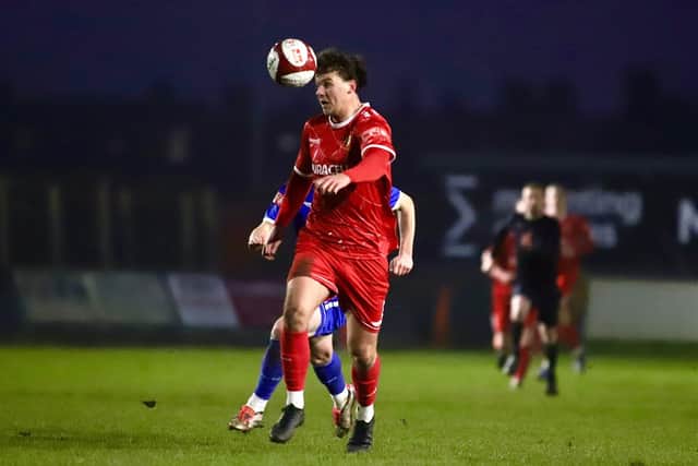 Cam Connelly has returned to Bridlington Town. Photo by TCF Photography