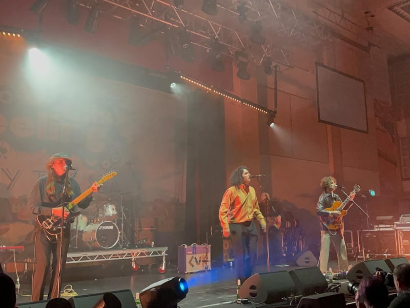Welsh band CVC rocking the stage.