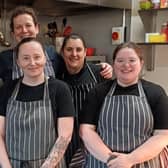 Members of the kitchen team at Cedarbarn Cafe in Pickering