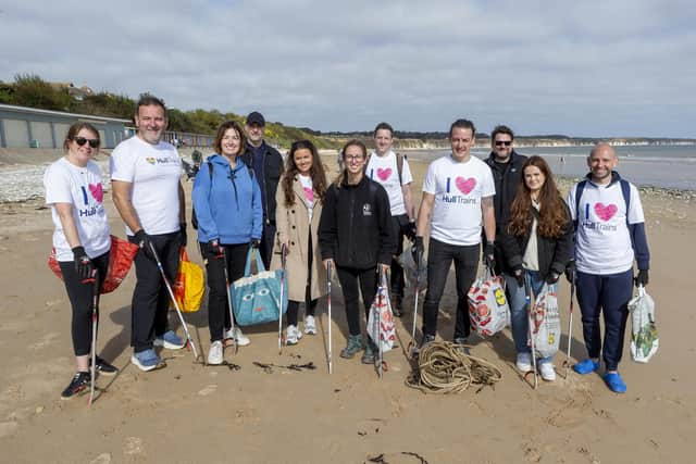 An army of Hull Trains volunteers took part