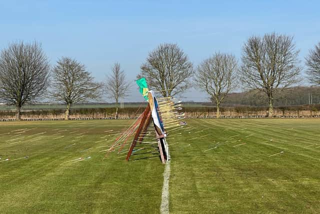 Arrows on and off the target at the tournament