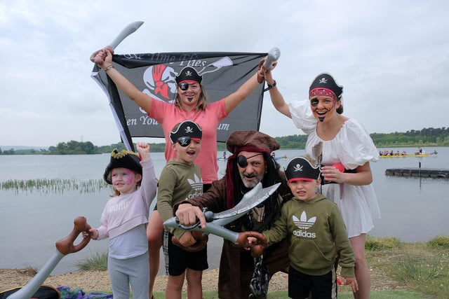 Ahoy me hearties, this family were enjoying the day.