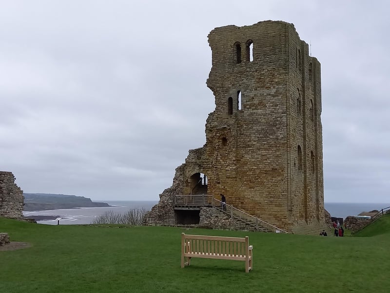 Looking north at Scarborough Castle, by Suzanne and Richard Mant.