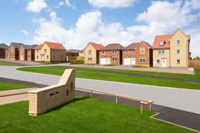 Barratt Homes Abbey View development in Whitby