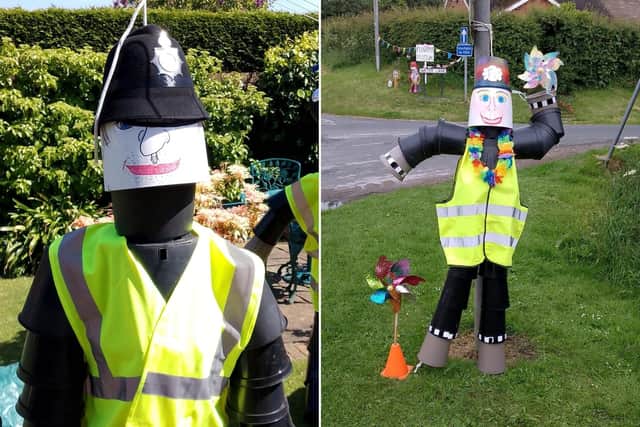 PC Gotcha (right) was stolen while on Potty duty and has been replaced by PC Pride. Photos courtesy of FFPF.