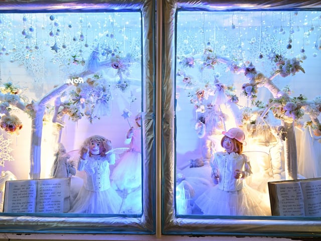 Once again the window theme ties in with the SJT pantomime, which this year is Sleeping Beauty.