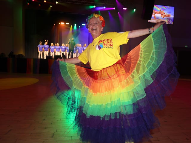 Colourful outfits were taking centre stage!