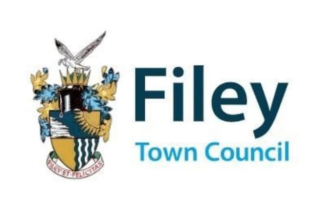Filey Town Council logo.