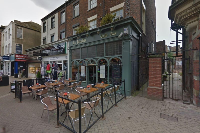 Le Jardin is located on Huntriss Row. It received 2 votes.