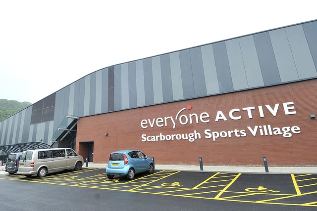 Scarborough Sports Village is located on Ashburn Road in Scarborough. It has two swimming pools; aneight-lane, 25m main pool and a teaching pool. The centre offers lane swimming, swimming lessons, sensory swimming, disabled swimming as well as public swimming sessions. The centre also has a gym, football pitch, cycling studio and a sports hall.