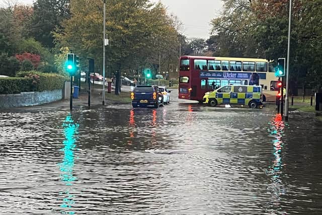 The flooding caused chaos across the region.