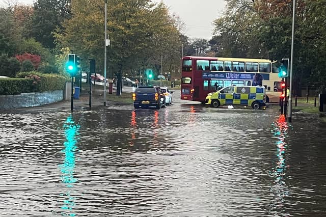 The flooding caused chaos across the region.