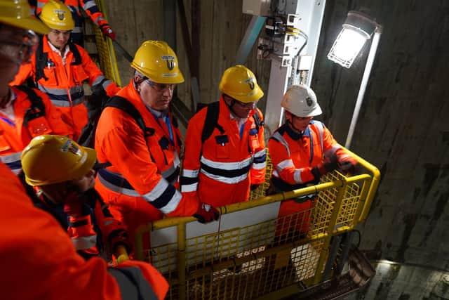Minister McDougall tours the Woodsmith Mine