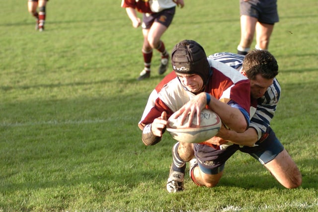 Do you recognise this Scarborough RUFC player scoring their second try against Pocklington in November 2004