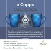 Coffee with a coppa poster
