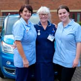 The home care service team: Michelle Thompson, left, Sue Boulton and Aimee Millward. (Photo: Saint Catherine's Hospice)