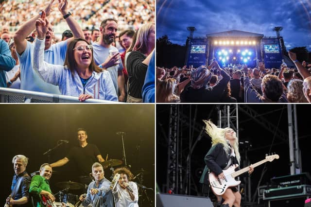 Deacon Blue played to a full house at Scarborough Open Air Theatre.