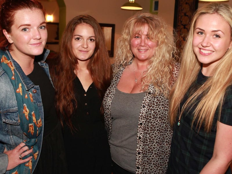 Alix, Charlotte, Tarnia and Robyn having a fabulous time in Tui's cocktail bar.
142431p