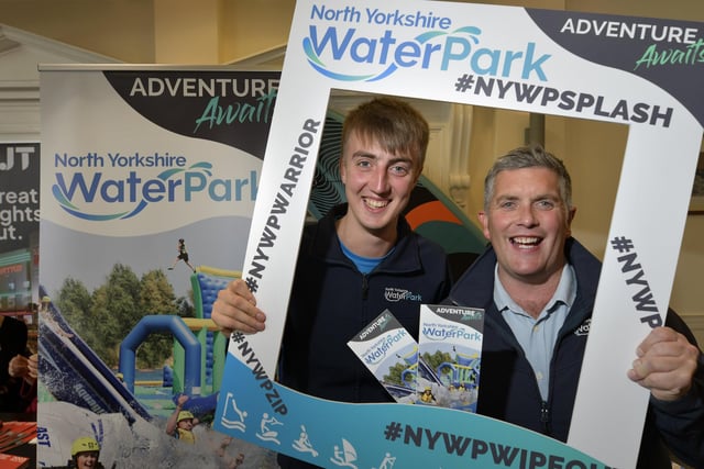 North Yorkshire Water Park were also at the event telling visitors about the different activities at the park.
