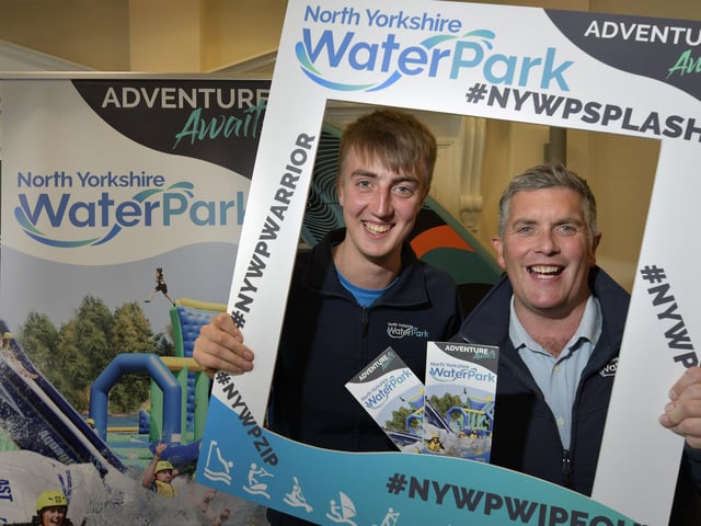 North Yorkshire Water Park were also at the event telling visitors about the different activities at the park.