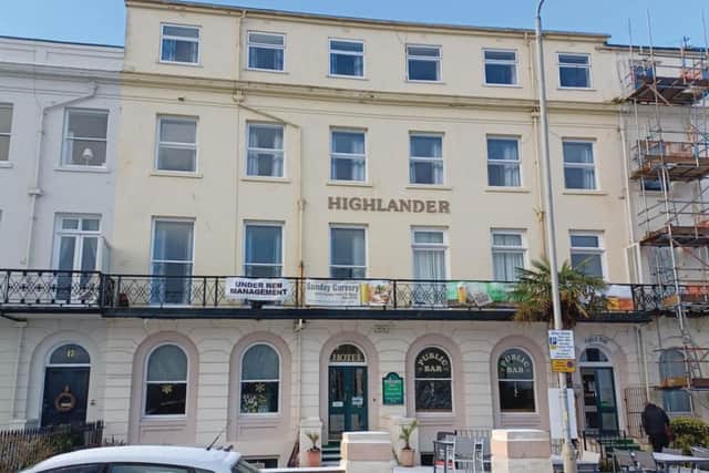 Highlander Hotel, Esplanade, Scarborough Before Redecoration Works. Courtesy Of Applicant.