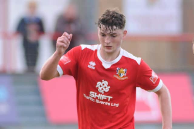 New Bridlington Town signing Finlay Southcoat.
