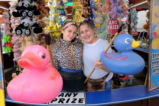 Hook a duck fun at Whitby Regatta. Photo: Richard Ponter