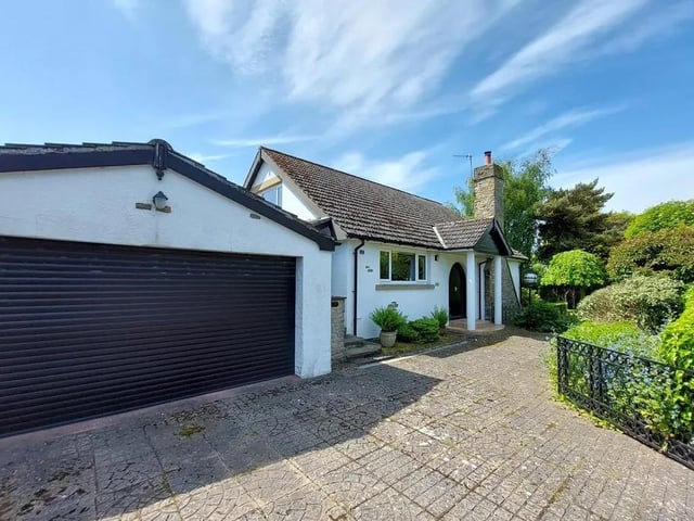 This four bedroom and one bathroom detached bungalow is for sale with Colin Ellis with a guide price of £375,000.