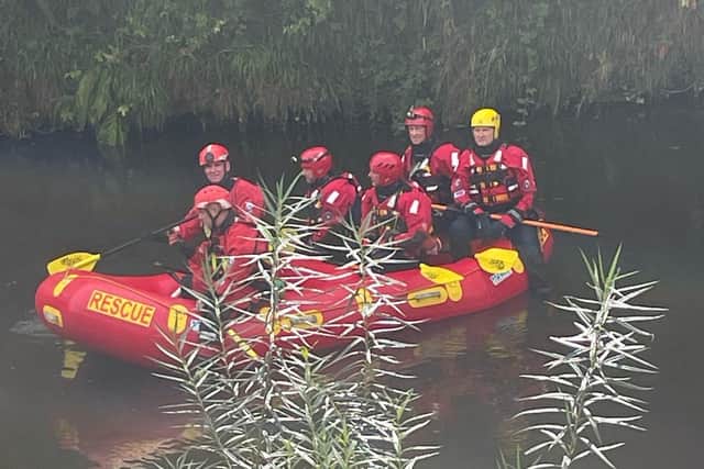 The team have been searching parts of the River Esk