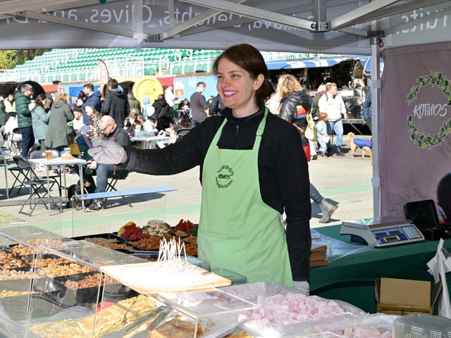 There was plenty of choice at the busy festival.