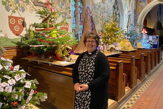 The Christmas tree festival in Helmsley's All Saints Parish Church is on until December 16.