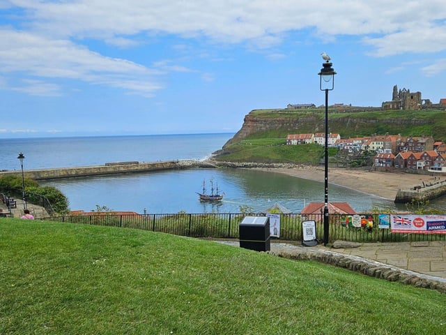Whitby looking stunning in the sun!