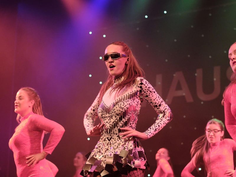 Dancers on stage.