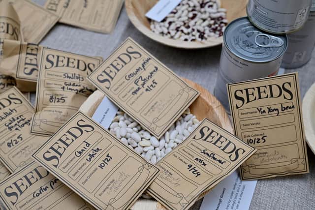 There are a variety of seeds available to be picked up at the seed swapping and sharing hubs.