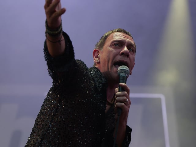 Holding the crowd in the palm of his hand