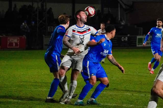 Whitby Town lost 2-1 at Gainsborough Trinity on Tuesday night