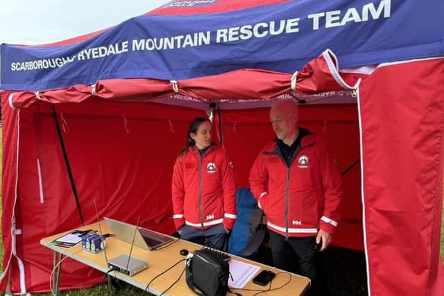 The team made good use of the shelter during the race - Image: SRMRT