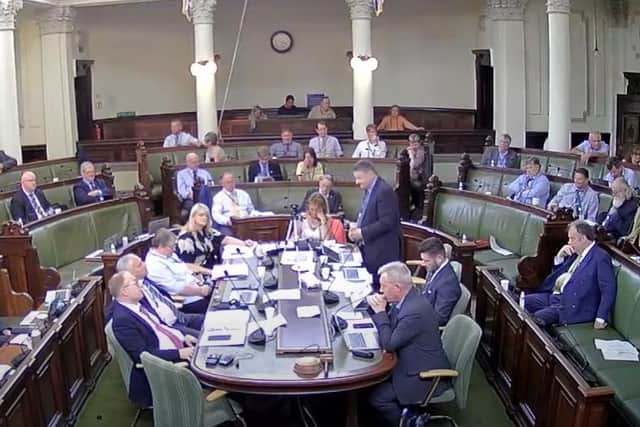 Coun Greg White responds to questions on fracking.