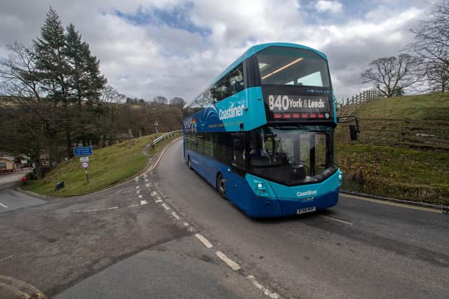 The Coastliner has been saved from review with a sudden rush of tourists taking advantage of the £2 fares. Picture by Yorkshire Post Photographer Bruce Rollinson