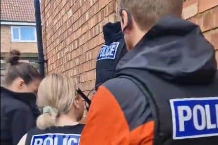 The Operation Sentry Team executed a drug warrant at an address on Colescliffe Road
