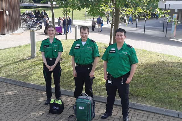 St John Ambulance volunteers from the North Yorkshire and Teesside region.