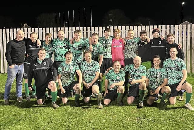Rosedale won the newitts.com Beckett Football League Victory Cup final.
